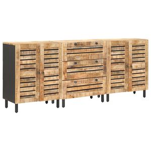 vidaXL Ormari za skladi&scaron;tenje 3 kom. 180 x 33 x 75 cm Prirodna