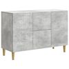 vidaXL Kreveta Betonska siva 89 x 34,5 x 60 cm Konstruirano drvo