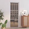 vidaXL Unutarnja vrata 76 x 201,5 cm Bijela od ESG stakla i aluminija