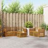 vidaXL Setovi sofa 6 pcs Prirodna Čvrsto drvo akacije