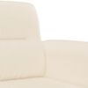 vidaXL 3-dijelni set sofa s jastucima bež od mikrovlakana