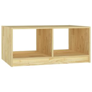 vidaXL Stolić za kavu 75 x 50 x 33,5 cm od masivne borovine