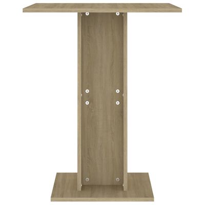 vidaXL Bistro stol boja hrasta sonome 60x60x75 cm konstruirano drvo