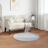 vidaXL Faux Rabbit Fur Rug Olite Siva &Oslash; 100 cm Poliester