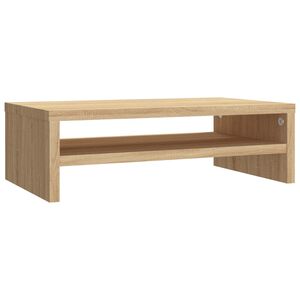 vidaXL Stalak za monitor boja hrasta 42 x 24 x 13 cm konstruirano drvo