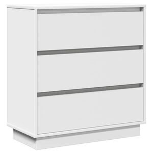 vidaXL Noćni ormar Bijelo 71 x 34,5 x 75 cm Konstruirano drvo