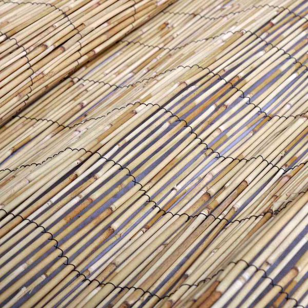 vidaXL Ograda od trske Prirodna 400 x 140 cm Reed