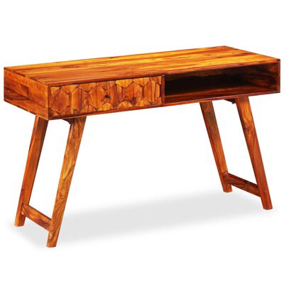 vidaXL Pisaći stol od masivnog drva šišama 118 x 50 x 76 cm