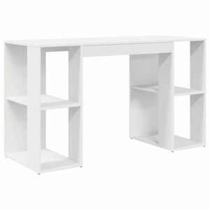 vidaXL Stol Bijelo Konstruirano drvo 130 x 50.5 x 75 cm