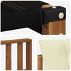 vidaXL Set vanjskih sofa s jastukom 8 pcs Prirodna i krem