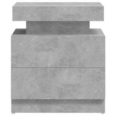 vidaXL Noćni ormarić siva boja betona 45 x 35 x 52 cm od iverice
