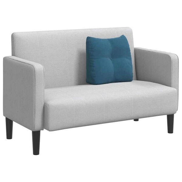 vidaXL Jastuk za leđa Plava 45 x 24 x 50 cm Baršun