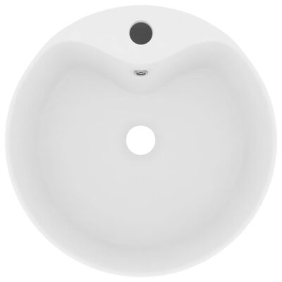vidaXL Luksuzni umivaonik mat bijeli 36 x 13 cm keramički