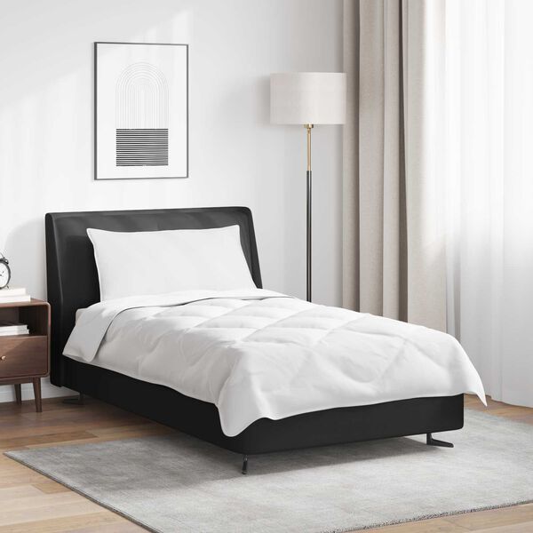 vidaXL Poplun s jastukom 2 pcs Bijelo Mikrovlakna