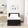 vidaXL Krevet s opruga kutije s madracem Crna 200 x 80 cm tkanina