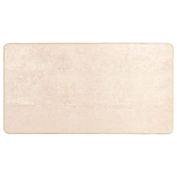 vidaXL Traka za tepih MARSA Krema 100 x 80 cm Poliester i PVC