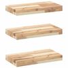 vidaXL Plutajuće police 3 kom 60x20x4 cm Neobrađeno puno drvo akacije