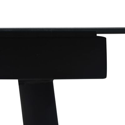 vidaXL 7-dijelni vanjski blagovaonski set pamučno uže i čelik crni