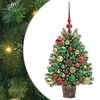vidaXL Umjetno božićno drvce s 150 LED svjetlima Zelena 75 cm PE i PVC