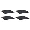 vidaXL Jastuci za vrtne stolice 4 kom crni 40x40x4 cm od tkanine
