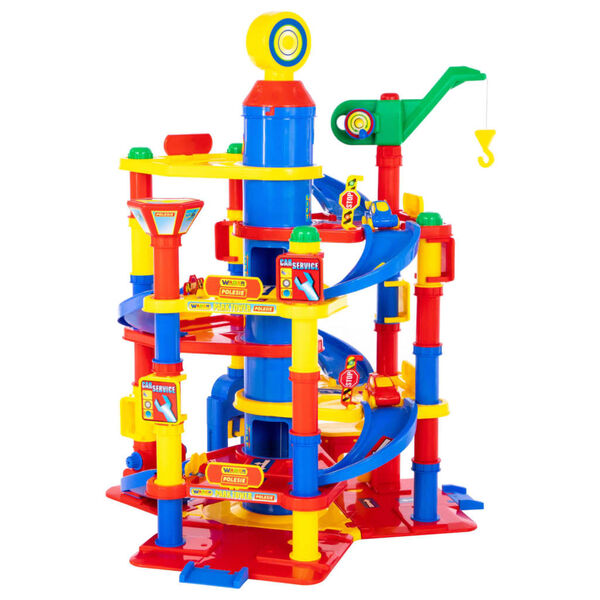 Polesie Wader 7-dijelni set garaže na 7 katova 77 x 71 x 95 cm PP