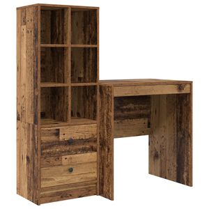 vidaXL Stol Staro drvo 115,5 x 50 x 127 cm 2 kom.