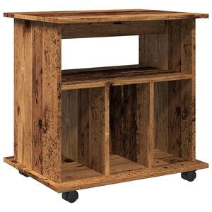 vidaXL Rolo ormarić staro drvo 60x45x60 cm izrađeno drvo