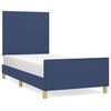 vidaXL Okvir za krevet bez madraca plava 90x200cm od tkanine