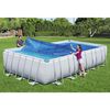 Bestway solarni pokrov za bazen Flowclear pravokutni 703x336 cm plavi