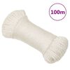vidaXL Radno uže bijelo 8 mm 100 m od polipropilena