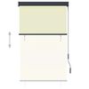 vidaXL Vanjska roleta 100 x 250 cm krem