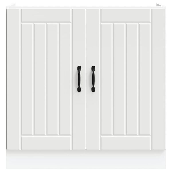 vidaXL Donji ormarić za umivaonik Lucca bijeli konstruirano drvo