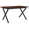 vidaXL Stol za blagovanje s prirodnim rubom 160 x 70 x 75 cm