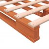 vidaXL Krevet od paleta vo&scaron;tano smeđi 140x200 cm od masivne borovine