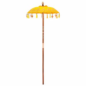 vidaXL Baline&scaron;ki Parasol Žuta 125 x 125 x 260 cm