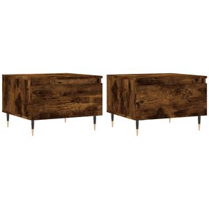 vidaXL Stolići za kavu 2 kom boja hrasta 50x46x35 cm konstruirano drvo