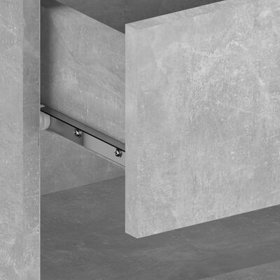 vidaXL Zidni noćni ormarić siva boja betona