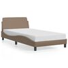 vidaXL Okvir za krevet Dover boja cappuccina 100x200 cm umjetna koža