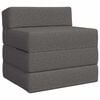 vidaXL Sofa na razvlačenje Svjetlosiva 70 x 60 x 63 cm Tkanina