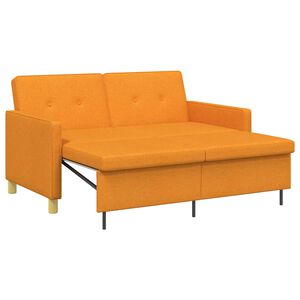 vidaXL Krevet-sofa na razvlačenje Tamno žuta Tkanina