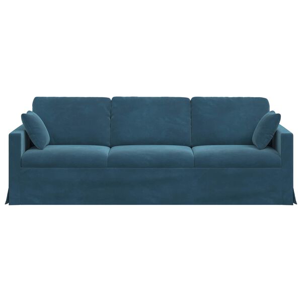 vidaXL Sofa Plava 228 x 78 x 80 cm Bar&scaron;un