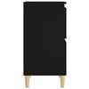 vidaXL Komoda crna 60 x 35 x 70 cm od konstruiranog drva