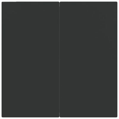 vidaXL 5-dijelni vrtni blagovaonski set od poliratana crni