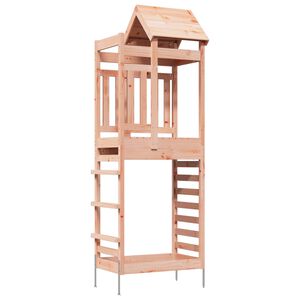 vidaXL Igraći Toranj Smeđa 52,5 x 85 x 238 cm Solidno Douglas Drvo