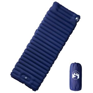 vidaXL Samonapuhujući madrac za kampiranje za 1 osobu modri