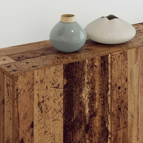 vidaXL TV ormar Zidne 4 pcs Staro drvo Konstruirano drvo