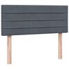 vidaXL Box spring krevet s madracem tamnosivi 120x210 cm bar&scaron;unasti