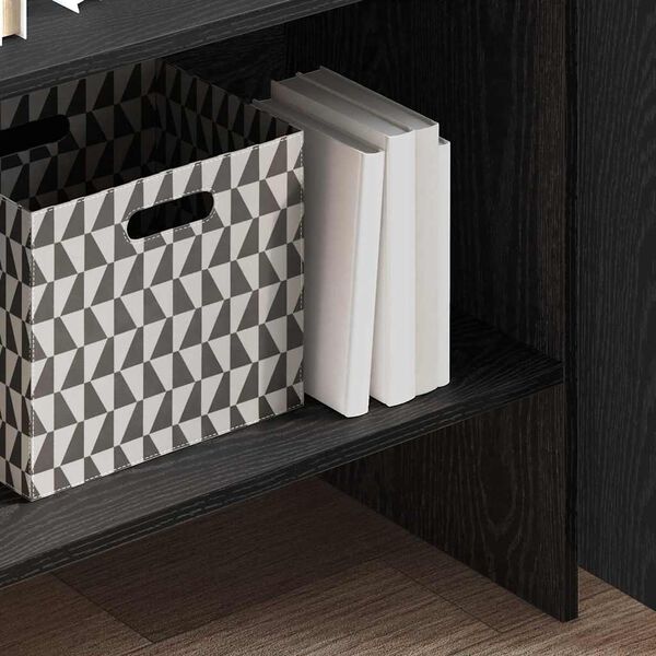 vidaXL Ormarić za knjige Crni hrast 60 x 35 x 180 cm Konstruirano drvo