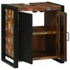 vidaXL Ormarić za sudoper s pohranom Smeđa Čvrsto drvo iz reciklaže