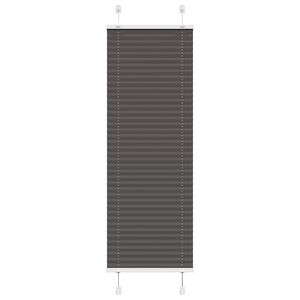 vidaXL Plisirana roleta crna 40x100 cm &scaron;irina tkanine 39,4 cm